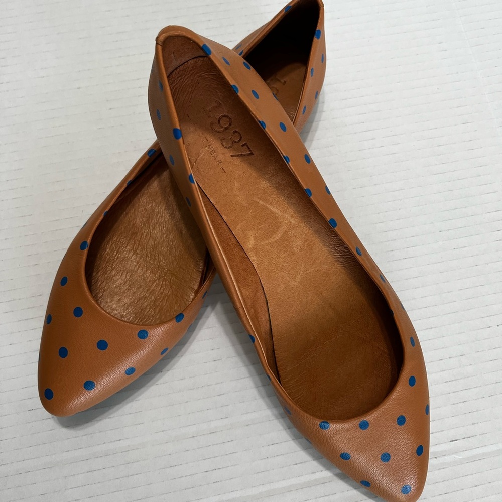 1973 Polka Dots - Leather flats - Picture 6 of 8